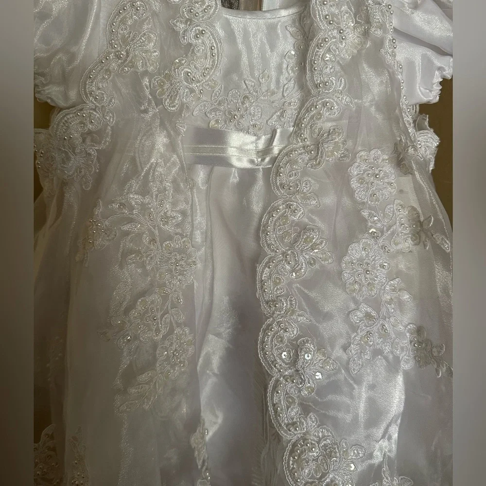 Simran fashion girls christening gown/jacket - Picture 2 of 16